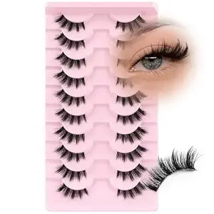 Ahrikiss Half Lashes Wispy manga Lashes Natural Look (TB09)