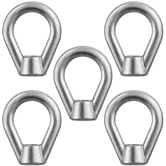 5 Pcs 1/2" Lifting Eye Nuts, Forged Alloy Steel Thread Fastener