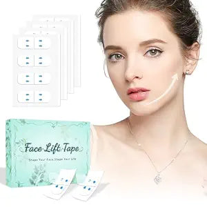 Face Lift Tape Invisible, Neck Tape Lifting for Turkey Neck, 200 Pcs