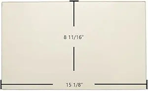American Energy Magnum 6500, Magnum 7500, Country Side, Queen Anne Glass Γ 15 1/8" x 8 11/16" (Part #MF3531)