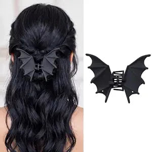 Bat Metal Hair Claw Clip Halloween Goth Accessories for Women Girl