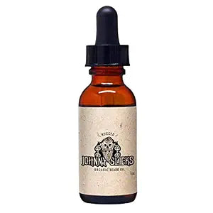 Johnny Slicks Organic Beard Oil for Men, Veteran Owned, Rugged