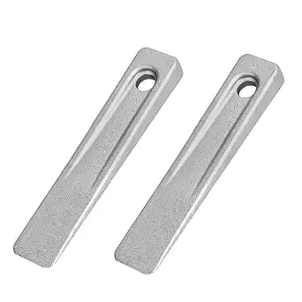 2PCS 5 Inch Steel Wedges, Set Up Wedge, Metal Wedges for Welding
