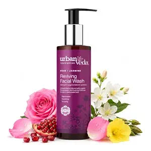 Anti-Aging Face Wash for Mature Skin, Rose and Jasmine Cleanser, 5.1 Fl Oz