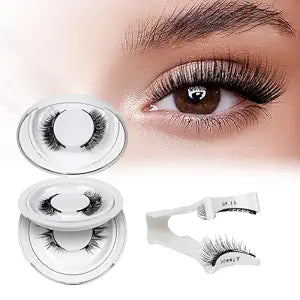 QUEWEL Magnetic Eyelashes Reusable Magnetic Eyelashes with Applicator(A13)