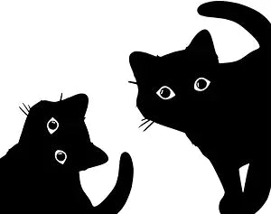 Cute Cat Vehicle Decal Waterproof Vinyl Car Sticker B062