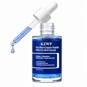GHK-Cu Copper Peptide Face Serum, 0.5% Copper Tripeptide-1, 1 fl oz