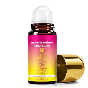 Cyperus Rotundus Oil for Hair Removal, Roll-On, Natural Reducer, 2 Fl Oz