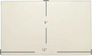 Hearthstone H-I Ceramic Glass Panel Γ Replacement for Part #91-58105 (12" x 6")