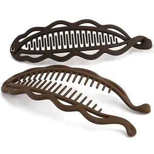 6.69" Matte Finish Large Banana Clip for Thick Heavy Curly Hair