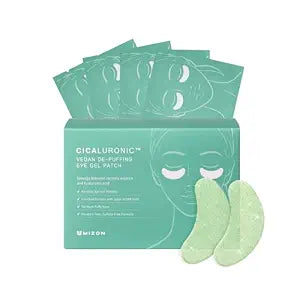 MIZON Cicaluronic Vegan De-puffing Eye Gel Patch, 42 count