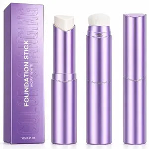 FaceLove 2 Pack Color Changing Foundation Stick with Built-In Brush(2 Pack)