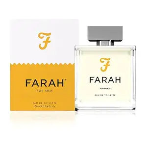 Farah - Cologne for Men - Woody Men's Cologne with Bergamot, Pear, Ginger - Fresh Spicy Perfume for Night and Day - Vegan, Cruelty Free EDT - 3.4 oz