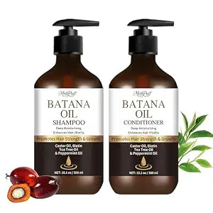 Batana Oil Shampoo & Conditioner Set for Hair Growth & Thickening