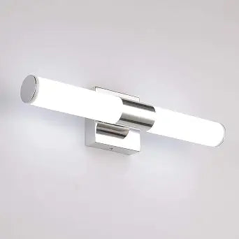 Bathroom Vanity Light Fixture, 16" Inches 8W 6000K Chrome LED Mirror Lights for Bathroom Wall Sconces Bar Lighting