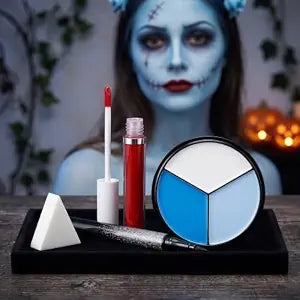 Sally Makeup Kit, Professional Halloween Sally Costume Corpse Bride Makeup