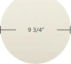Vermont Iron The Elm Round Ceramic Glass Panel | 9 3/4" Diameter | Part #219