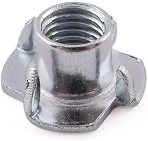 5/16"-18 x 3/8" 4 Prong Tee Nuts/Steel/Zinc Plated (Quantity: 250 pcs)