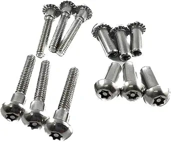 Harris Hardware 90202 Stainless Torx T27 Security Fasteners for 1.25" Panel
