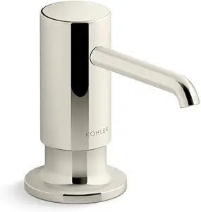 Kohler K-35761-SN Purist Soap/Lotion Dispenser, Polished Nickel