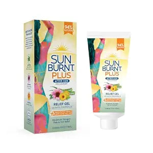 Sunburnt Plus After Sun Aloe with Lidocaine Gel, Sunburn Care, 4 Oz