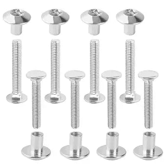 8 Pcs Heavy-Duty Hasp Bolt Trailer Kit