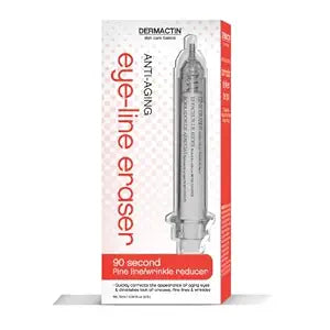 Dermactin Anti-Aging Eye-line Eraser 90 Second Fine Line/Wrinkle Reducer .34 oz - Wrinkle Eraser for Face, Wrinkle Line Filler