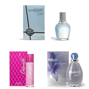 Sandora Fragrances Women's Perfume 3-Pack – Eau de Parfum – Three Full-Size 100 ml Bottles – Sweet + Floral + Fresh + Modern + Playful + Airy + Soft + Mysterious + Balanced + Everyday Fragrance