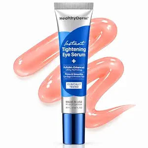 HealthyDerm Instant Under Eye Lift Serum - Reduces Eye Bags, Wrinkles, Puffy Eyes, Dark Circles & Crow’s Feet in Minutes - Advanced Firming Polysaccharide Formula for Mature Skin - 20 mL