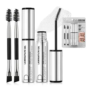 Pudaier 2 Pack Eyebrow Gel Tint for Volumizing Defined Natural Brows Makeup
