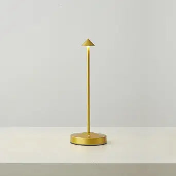 Cordless Table Lamps,Rechargeable Led Touch Bar Lamp,Portable Battery Operated Lamps,Dimmable Small Table Lamps,Minimalist Design,for Living Room/Restaurant/Couple Dinner/(Gold)