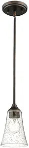 Millennium 1461-RBZ One Light Mini Pendant, Bronze/Dark