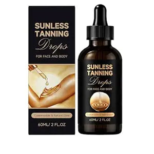 Self Tanning Drops for Face & Body,Sunless Tanner,2 Fl Oz