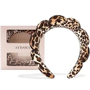 Ayesha Spa Headband for Washing Face Makeup Skincare Soft Sponge Hair band