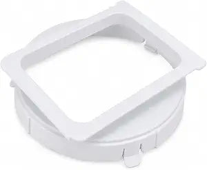 Portable Air Conditioner Exhaust Duct Interface 5.9 Inch Square to Round Adapter for Midea KY25 JHS Vissani - Please Confirm Size & Shape Before Purchase