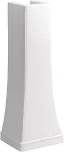 PROFLO PF1071 Holyoke Bathroom Sink Pedestal Only for PF1171WH, PF1174WH and PF1178WH - White