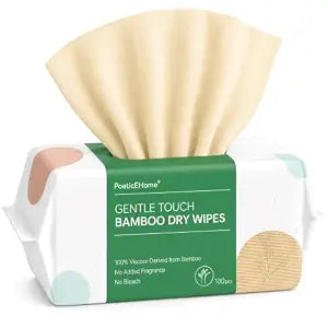 PoeticEHome Face Towels Disposable, Ultra Soft Clean Dry Wipes