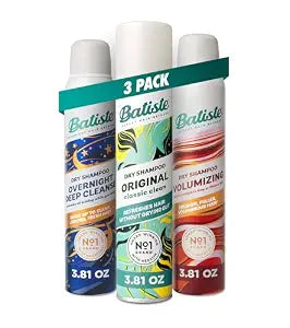 Batiste Dry Shampoo, Original, Overnight & Volumizing, 3.81 Oz, 3-Pack