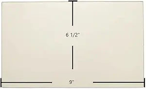 Country Flame Ceramic Glass Panel Γ 9" x 6 1/2" (Part #7P383CF-RL)