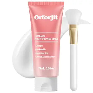 Collagen Night Wrapping Mask,Peel Off Face Mask for Firming Skin