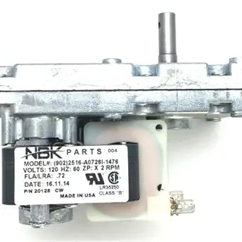 Auger Motor 2.0 RPM Sw, Gleason Avery - St. Croix 80P20278-R and Englander CU-047042 (Special Order)