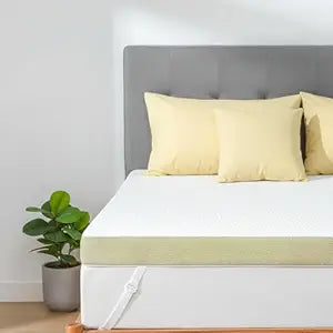 Marsail Twin XL Mattress Topper, 3 Inch Cooling Memory Foam Gel Infused with Soft Cover, CertiPUR-US and Oeko-TEX Certified, Suitable for Sofa, RV, Camping