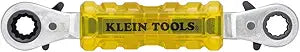 KLEIN TOOLS KT223X4-INS Lineman's Insulating 4-in-1 Box Wrench