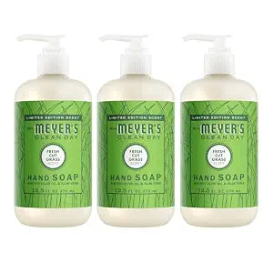 MRS. MEYER'S CLEAN DAY Liquid Hand Soap, Fresh Cut Grass, 12.5 oz, 3 Pack