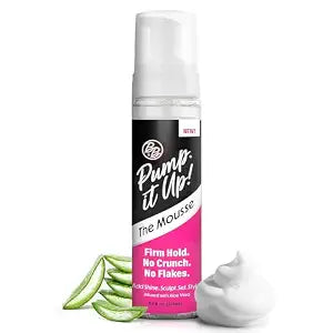Bronner Bros Pump It Up! The Mousse for Hair Styling, Firm Hold, 8.5oz