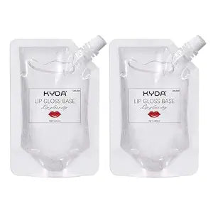 KYDA 200ml Moisturizing Lip Gloss Base, Material Clear Lip Makeup Primers