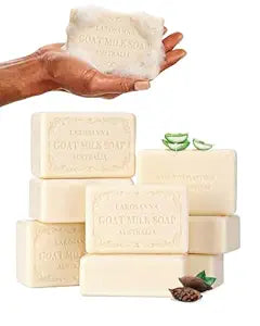 Australian Goat Milk Soap 6.35 OZ,Family Pack of 8,Moisturizing