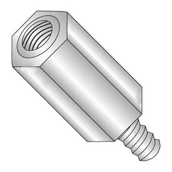 3/8" OD Hex Standoffs (Male-Female) / 10-32 x 1/4" / Stainless Steel/Outer Diameter: 3/8" / Thread Size: 10-32 / Length: 1/4" (Carton: 100 pcs)