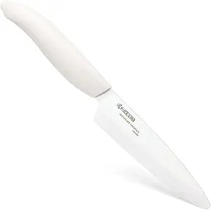 Kyocera Advanced Ceramic Revolution Series 4.5-inch Utility Knife, White Handle, White Blade