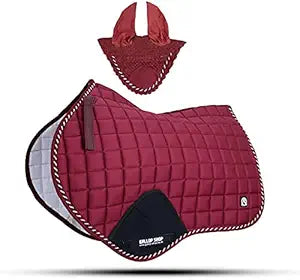 Close Contact Jumping Saddle Cloth Numnah Saddle Pads Free Ear (Ship from USA)